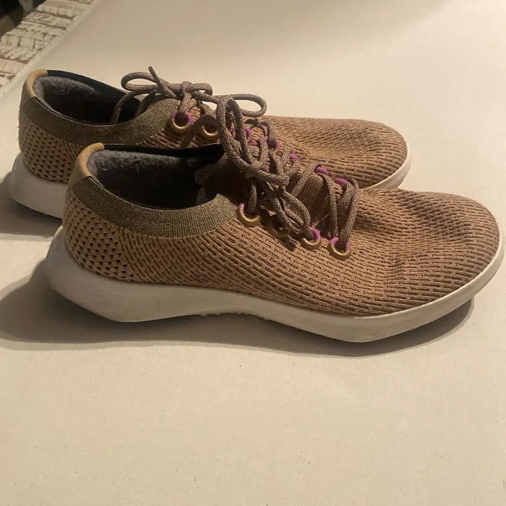 Allbirds Tree Dasher 2 TD2 Mens 14 Brown Purple Running Shoes S93